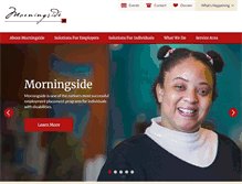 Tablet Screenshot of morningsideservices.com